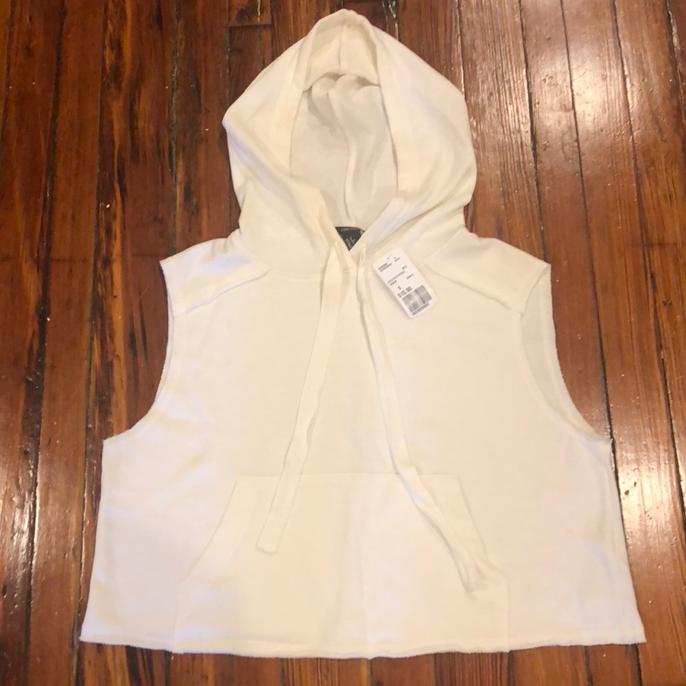 NWT Sleeveless Hoodie